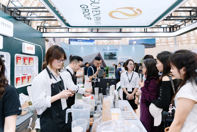 Nguyễn Phạm Group mang tới hai bộ sản phẩm: trà hoa và matcha tại Cafe Show 2025- Ảnh 1.