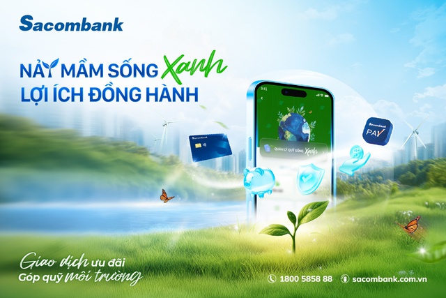 Sacombank ra mắt gói tài chính xanh - Hiện thực hóa cam kết phát triển bền vững ESG- Ảnh 1.