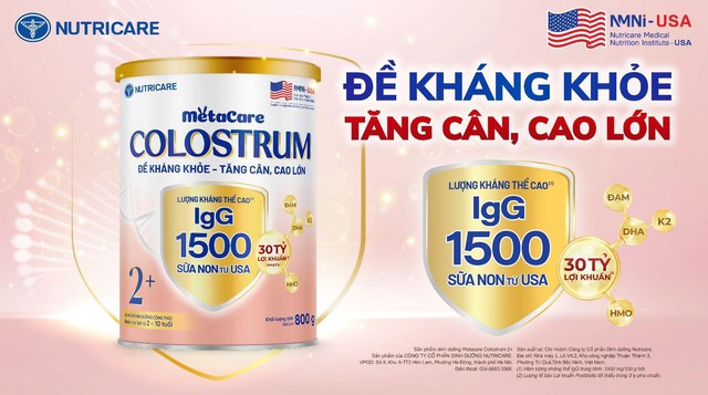 Metacare Colostrum – Dấu mốc 15 năm Nutricare ứng dụng dinh dưỡng miễn dịch- Ảnh 3.