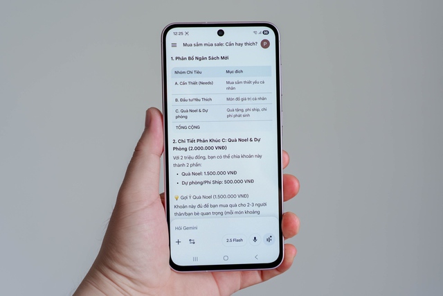 Tr&aacute;nh &ldquo;bẫy&rdquo; mua sắm cuối năm nhờ Gemini Live - Trợ l&yacute; AI gi&uacute;p bạn ti&ecirc;u tiền th&ocirc;ng minh - Ảnh 3.