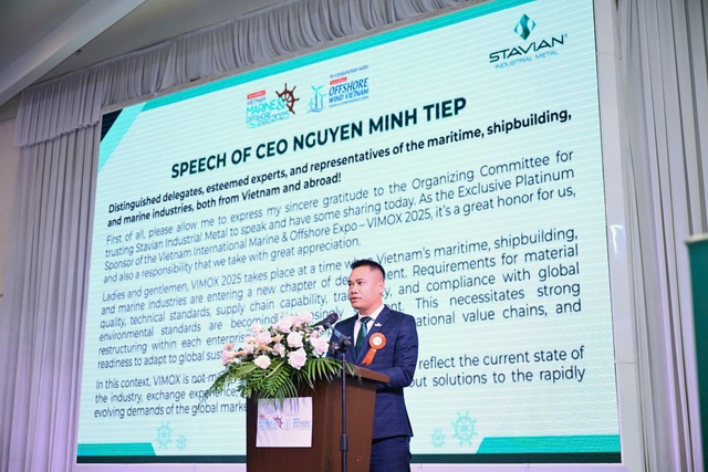 Stavian Industrial Metal là Nhà tài trợ Bạch kim độc quyền của VIMOX 2025- Ảnh 3.