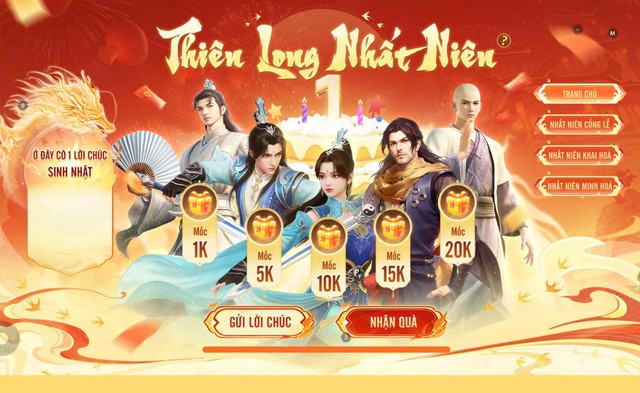 Nhất Niên Khai Hoả - cơ hội đua top dành cho game thủ tại Thiên Long Bát Bộ VNG- Ảnh 2.