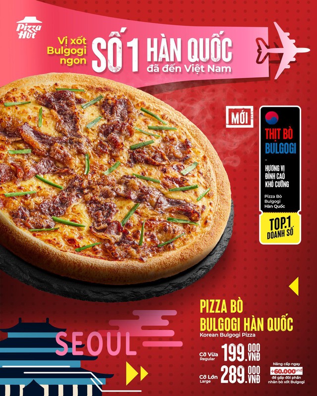Pizza Bò Bulgogi Hàn Quốc: Vị chuẩn Hàn, gắn kết bữa ăn - Ảnh 1.