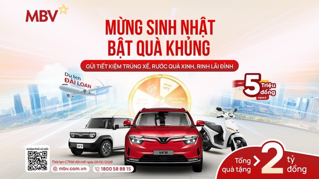 MBV - Hành trình 1 năm đổi mới, tưng bừng ưu đãi hơn 2 tỷ đồng - Ảnh 1.