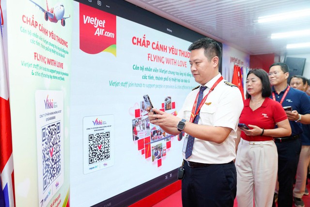 Vietjet cùng đồng bào vượt qua bão lũ, lan tỏa yêu thương - Ảnh 4.