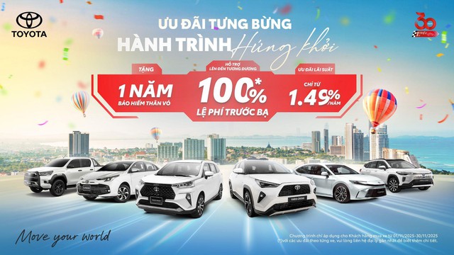 Tưng bừng lễ hội, Toyota tung loạt ưu đãi, giúp khách hàng tiết kiệm hơn 150 triệu đồng khi mua xe- Ảnh 1.