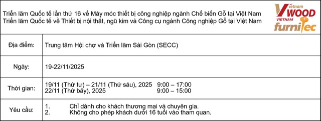 VietnamWood 2025: Kết nối ngành gỗ Việt Nam với quốc tế- Ảnh 3.
