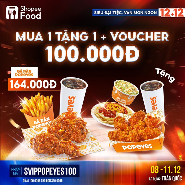 Vạn vật đều thua bàn tiệc sinh nhật ShopeeFood 12.12 - Ảnh 1.