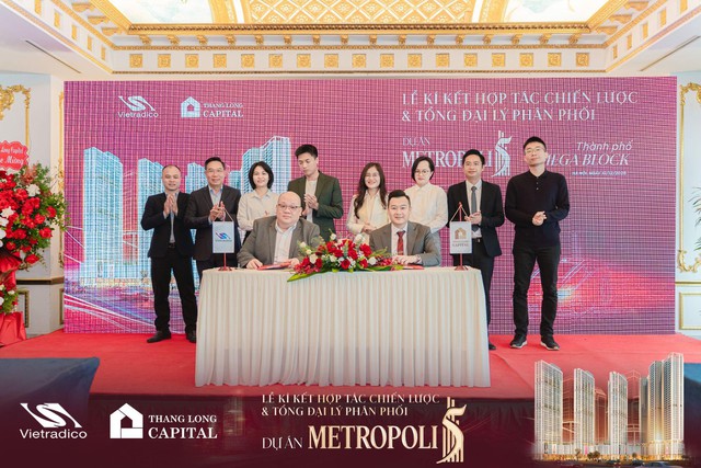 Vietradico - Thăng Long Capital bắt tay khởi động dự án Metropoli5- Ảnh 1.