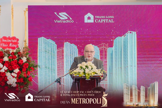 Vietradico - Thăng Long Capital bắt tay khởi động dự án Metropoli5- Ảnh 2.