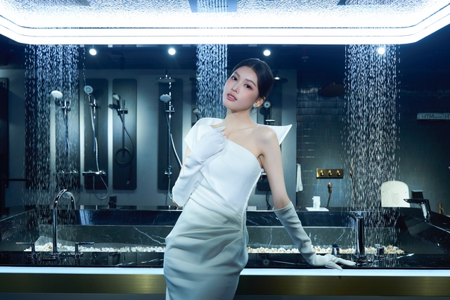 Á hậu Nguyễn Lê Ngọc Thảo hòa mình vào không gian nghệ thuật sống tương lai tại HTM Homes- Ảnh 3.