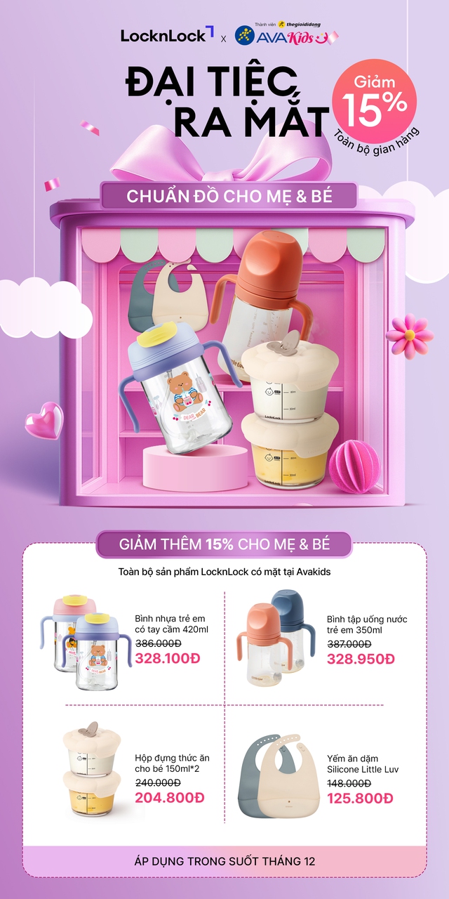 LocknLock c&oacute; mặt tại Avakids: Mở rộng trải nghiệm mua sắm cho mẹ & b&eacute; - Ảnh 1.