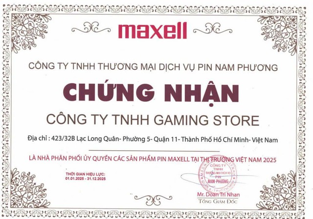 Pin Bảo H&ugrave;ng cam kết chỉ ph&acirc;n phối h&agrave;ng ch&iacute;nh h&atilde;ng, để người ti&ecirc;u d&ugrave;ng an t&acirc;m sử dụng - Ảnh 1.