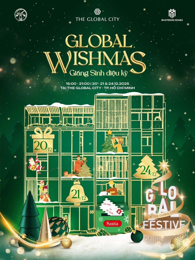 Global Festive - Thắp sáng mùa lễ hội tại The Global City - Ảnh 4.
