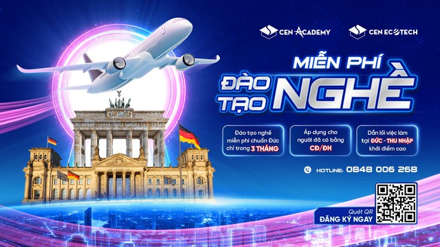 Cen EcoTech miễn phí đào tạo nghề chuẩn quốc tế- Ảnh 1.