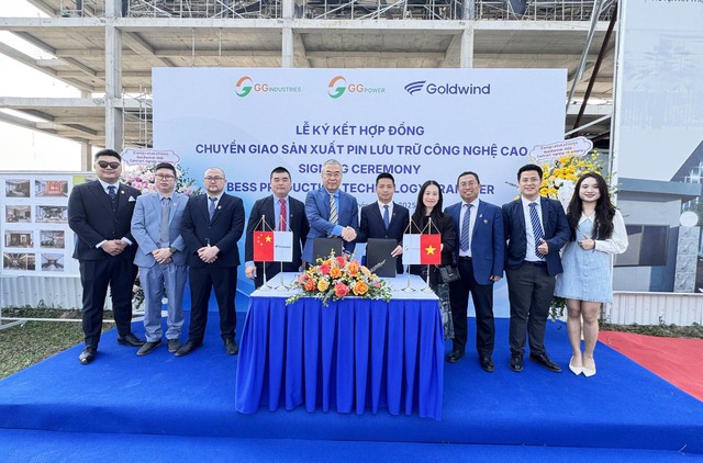 GGI và Goldwind hợp tác phát triển ngành công nghiệp pin lưu trữ - Ảnh 1.