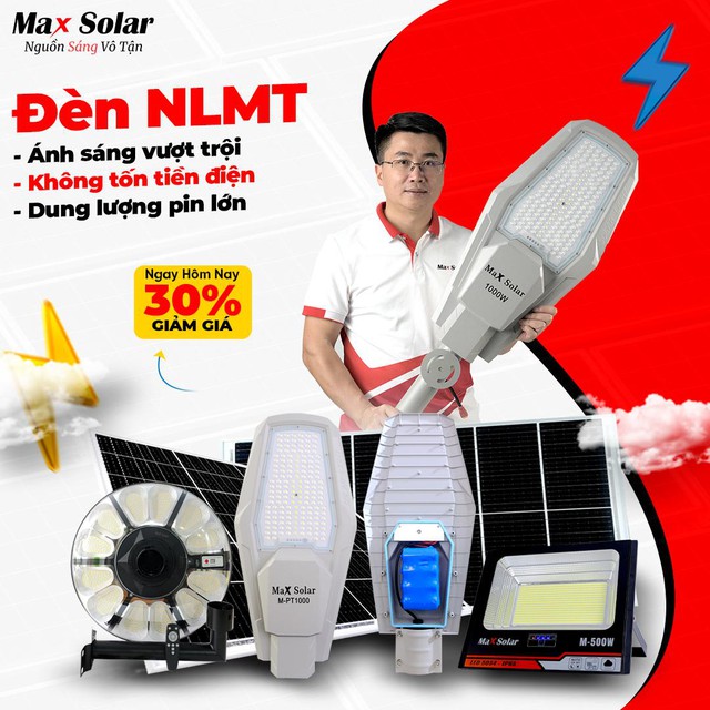 Gi&aacute; đ&egrave;n năng lượng mặt trời với mức chiết khấu cạnh tranh cao tại Maxsolar - Ảnh 4.
