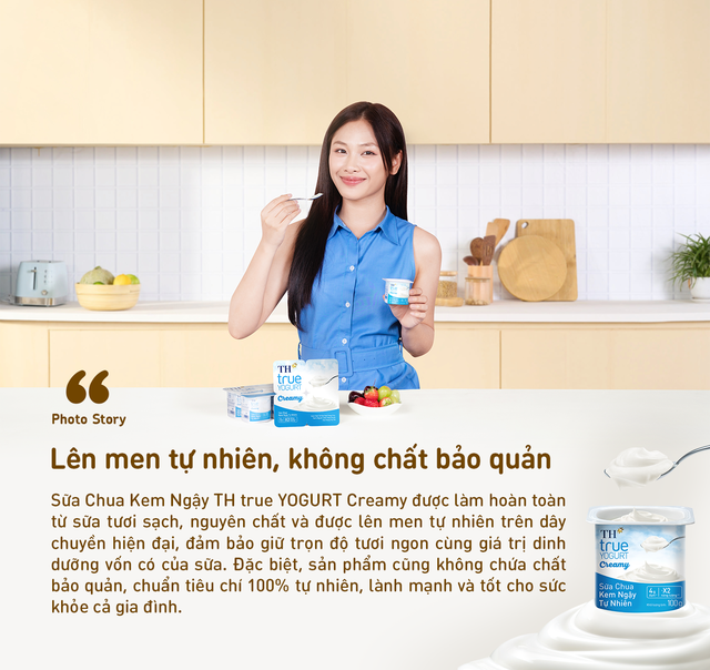 TH true YOGURT Creamy &ndash; M&oacute;n tr&aacute;ng miệng kh&ocirc;ng thể thiếu cho bữa ngon trọn vẹn - Ảnh 4.