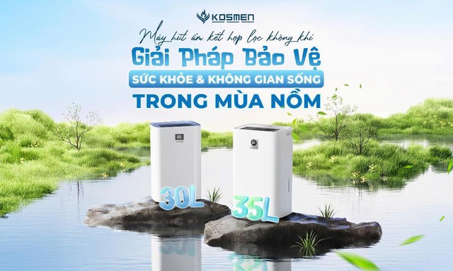Chọn m&aacute;y h&uacute;t ẩm lọc kh&ocirc;ng kh&iacute; cho m&ugrave;a nồm- Ảnh 1.