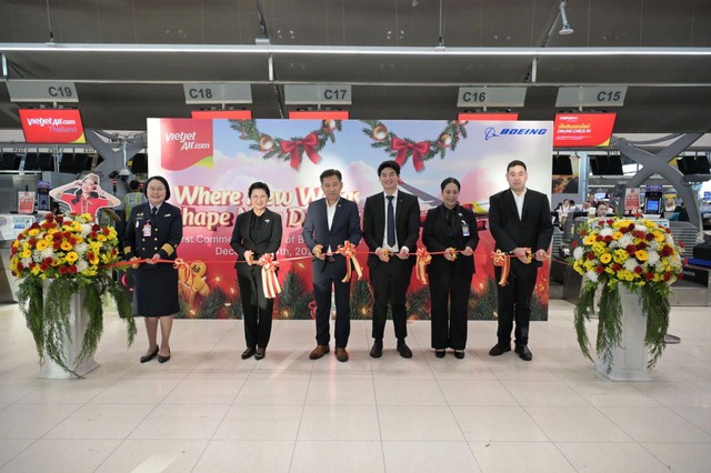 Vietjet đưa tàu bay Boeing 737-8 vào khai thác thương mại, thúc đẩy chiến lược tăng trưởng tại Thái Lan- Ảnh 1.