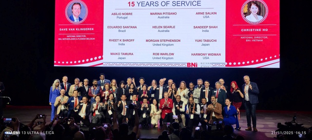 Hành trình xúc tiến thương mại doanh nghiệp Việt tại Hội nghị BNI Toàn Cầu 2025 - Ảnh 1.