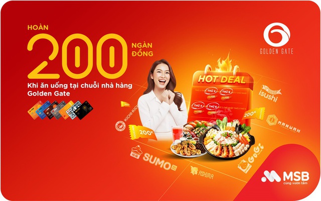 MSB ưu đãi lớn cho chủ thẻ tín dụng dịp cuối năm- Ảnh 1.