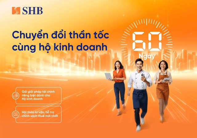 SHB kích hoạt chiến dịch 60 ngày chuyển đổi tăng tốc cho tiểu thương trên toàn quốc - Ảnh 1.