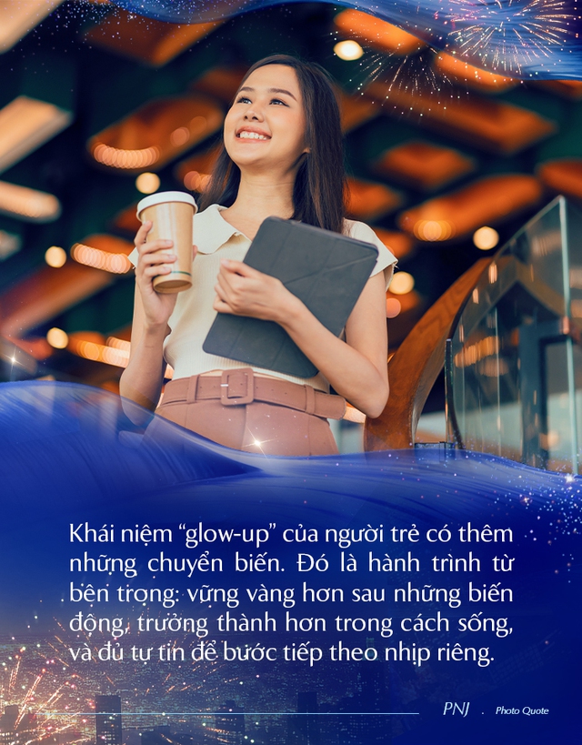 Glow-up không chỉ là đổi thay vẻ ngoài mà là bừng sáng từ bên trong - Ảnh 1.
