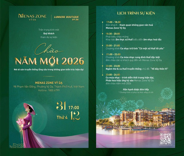 Menas Zone Vỹ Dạ: Hé lộ Countdown 2026, vận hành thử nghiệm khách sạn Lumiere Boutique Vỹ Dạ- Ảnh 2.