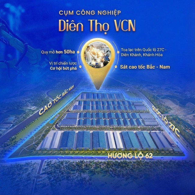 Thuê kho bãi Khánh Hòa: Cơ hội tối ưu chuỗi cung ứng tại Cụm công nghiệp Diên Thọ VCN- Ảnh 2.