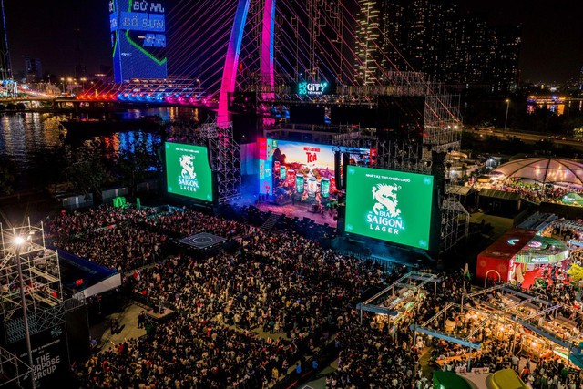 "Tỏa sắc gắn kết": Bia Saigon Lager mang đến Hozo City Tết Fest trải nghiệm văn h&oacute;a nhiều v&ugrave;ng miền- Ảnh 1.