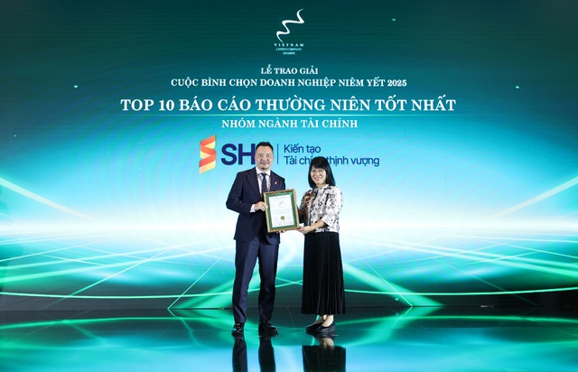 SHS lần thứ 6 được vinh danh trong Top 10 Báo cáo thường niên tốt nhất VLCA- Ảnh 1.