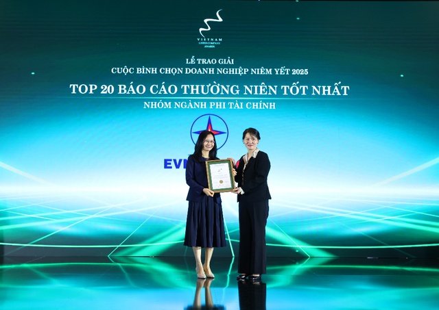 EVNGENCO3 đạt giải Top 20 báo cáo thường niên tốt nhất nhóm phi tài chính năm 2025- Ảnh 1.
