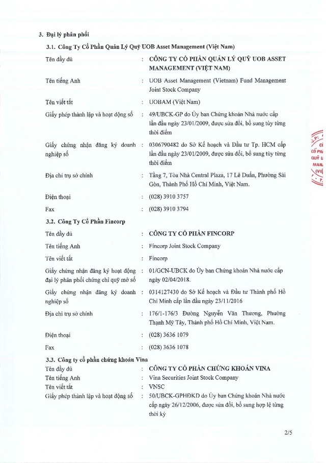 UOB Asset Management (Việt Nam) thông báo chào bán chứng chỉ Quỹ USIF ra công chúng- Ảnh 2.