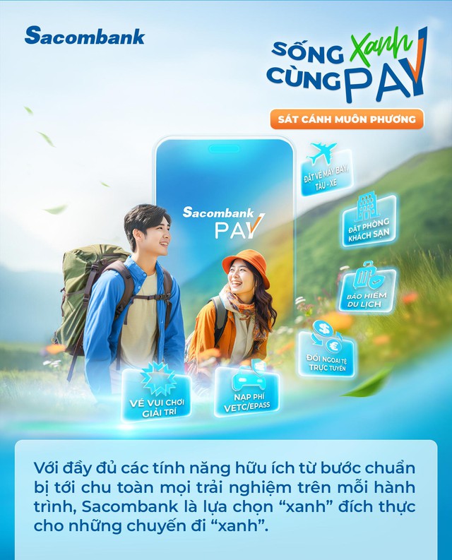 Không cần gò ép, sống xanh là chính mình cùng Sacombank Pay - Ảnh 2.