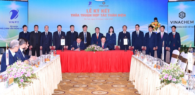 VNPT - Petrolimex &ndash; Vinachem hợp t&aacute;c to&agrave;n diện c&ugrave;ng ph&aacute;t huy v&agrave; tăng cường thế mạnh của doanh nghiệp - Ảnh 1.