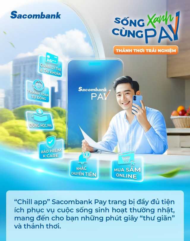 Không cần gò ép, sống xanh là chính mình cùng Sacombank Pay - Ảnh 6.