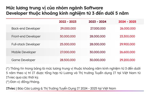 Thị trường tuyển dụng IT nửa đầu năm 2025 bắt đầu tiến vào chu kỳ ngừng phát triển - Ảnh 3.