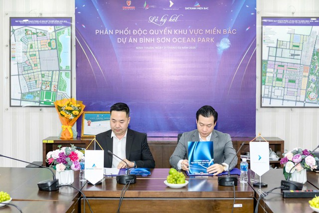 Đất Xanh Miền Bắc phân phối chính thức phía bắc dự án Bình Sơn Ocean Park Ninh Thuận - Ảnh 1.