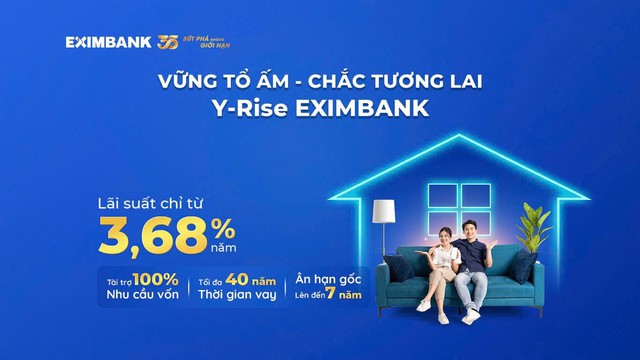 Eximbank tung vốn giá rẻ, sở hữu nhà chưa từng dễ đến thế với lãi suất 3,68% - Ảnh 1.