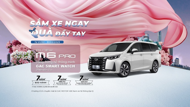 GAC MOTOR tưng bừng ưu đãi với chương trình khuyến mại tháng 3/2025 - Ảnh 1.