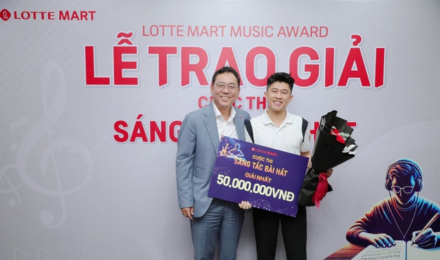 Trao giải Cuộc thi sáng tác bài hát về LOTTE Mart 2024 - Ảnh 1.