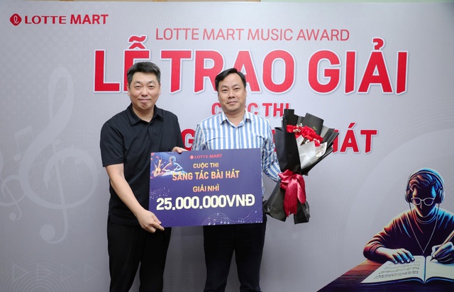 Trao giải Cuộc thi sáng tác bài hát về LOTTE Mart 2024 - Ảnh 2.