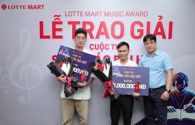 Trao giải Cuộc thi sáng tác bài hát về LOTTE Mart 2024 - Ảnh 3.