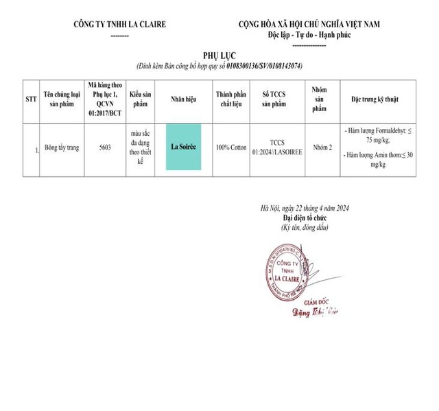 Hàng nghìn bông tẩy trang nghi giả nhãn hiệu La Soirée bị phát hiện - Ảnh 4.