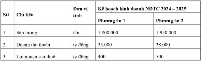 HSG đặt kế hoạch kinh doanh theo 02 phương án lợi nhuận trong NĐTC 2024 - 2025- Ảnh 1.