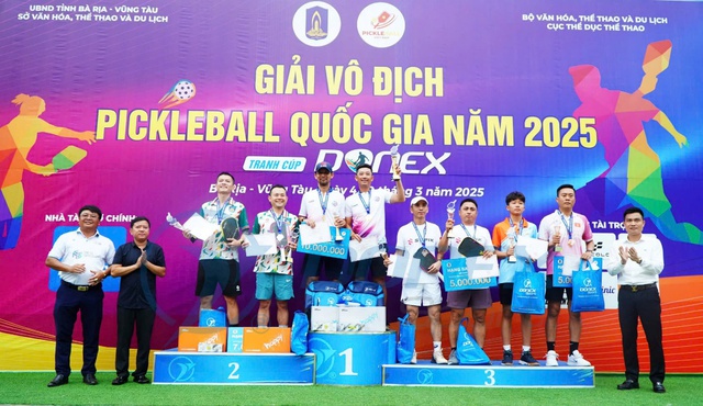 CLB Pickleball D-Joy xuất sắc vào chung kết 9/10 nội dung tại Giải vô địch pickleball Quốc gia 2025 - Ảnh 3.