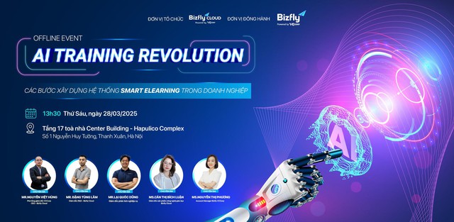 Sự kiện: AI training revolution - Các bước xây dựng hệ thống smart e-learning trong doanh nghiệp của Bizfly Cloud - Ảnh 2.