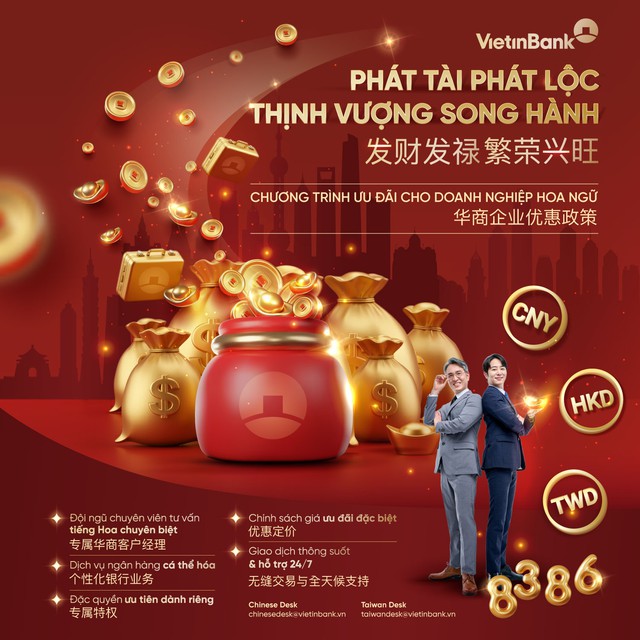 VietinBank đón dòng vốn đầu tư Hoa ngữ - Ảnh 1.