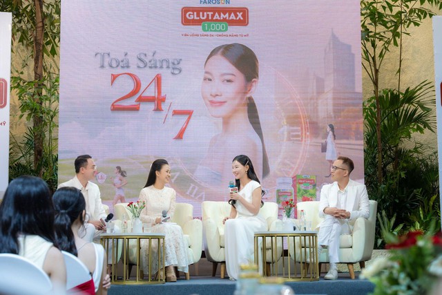 Dàn sao hội tụ tại sự kiện Tỏa Sáng 24/7 bật mí bí quyết làn da rạng rỡ không gián đoạn - Ảnh 4.